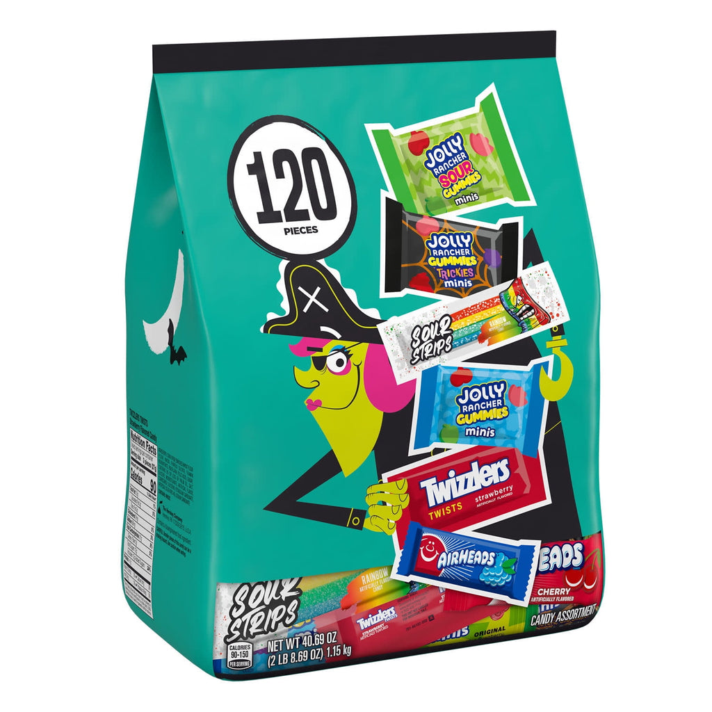 Hershey Assorted Fruit Flavored, Halloween Candy Variety Bag, 24.39 oz (70 Pieces)