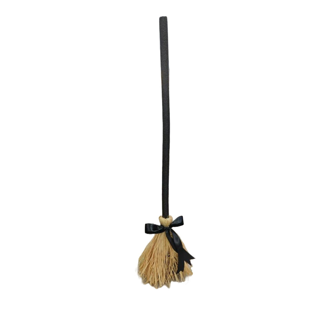 Halloween Witch Broom,Animated Floating Witch Broom With Spooky Sounds - Halloween Moving Broom, Motion-Activated Hovering Prop,40In(The Color Of The Pole Is Random)