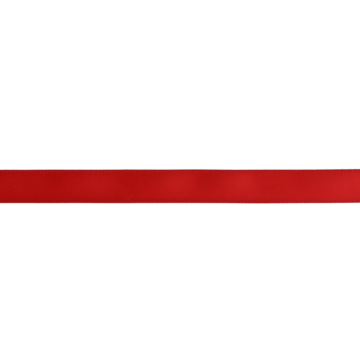 Gwen Studios 5/8" Red Satin Ribbon, 7 Yards