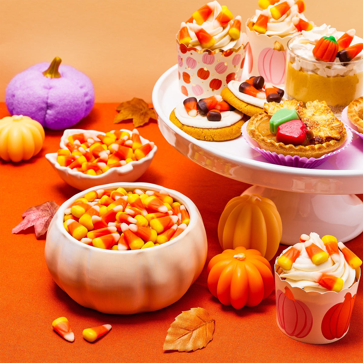Brach's Classic Candy Corn, Halloween Candy, Classic Fall Treats, 34 Ounce Bag