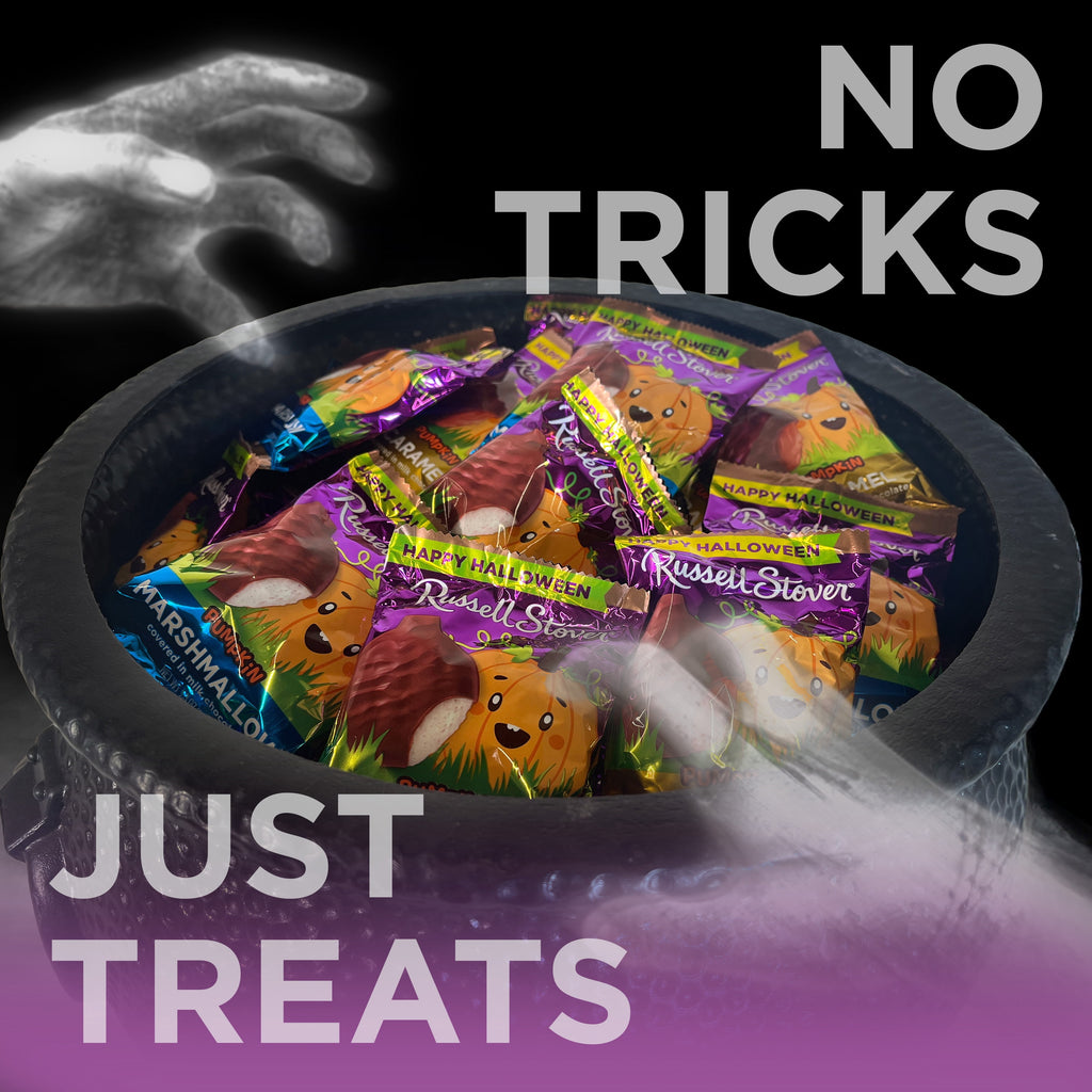 RUSSELL STOVER Halloween Dark Chocolate Raspberry Crème Pumpkin, 1.3 oz.
