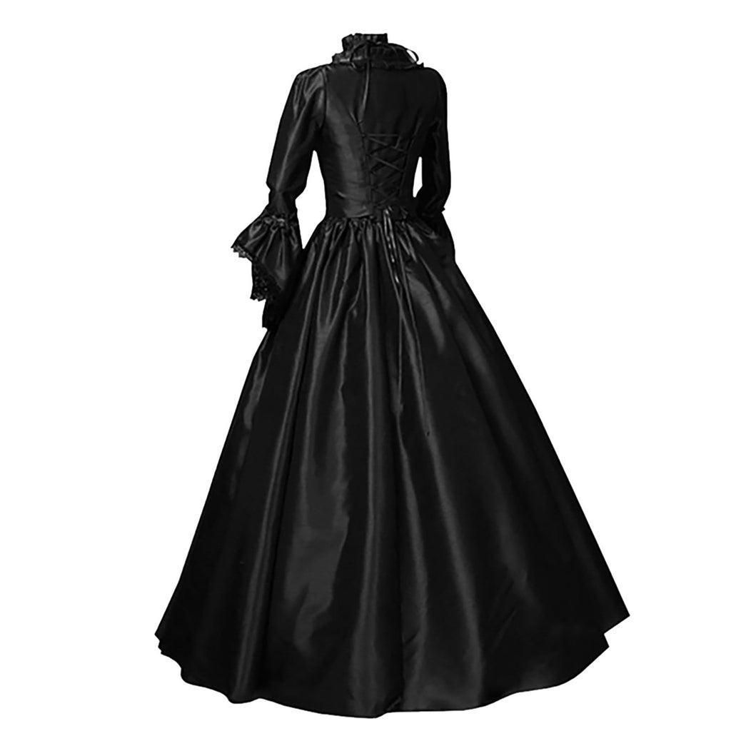 Jsaierl Victorian Dress for Women 1800S Medieval Renaissance Dress Corset Flare Sleeve Vintage Dress Cocktail Party Ball Gown