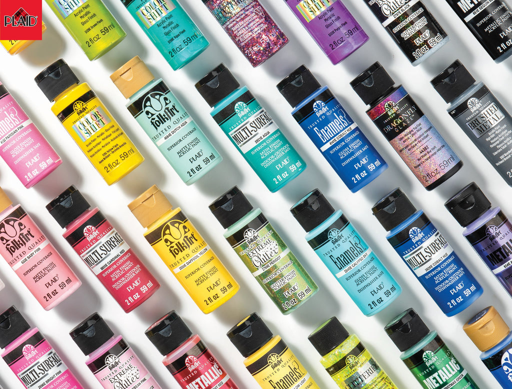 FolkArt Extreme Glitter Acrylic Craft Paint, Glitter Finish, Hologram, 2 fl oz
