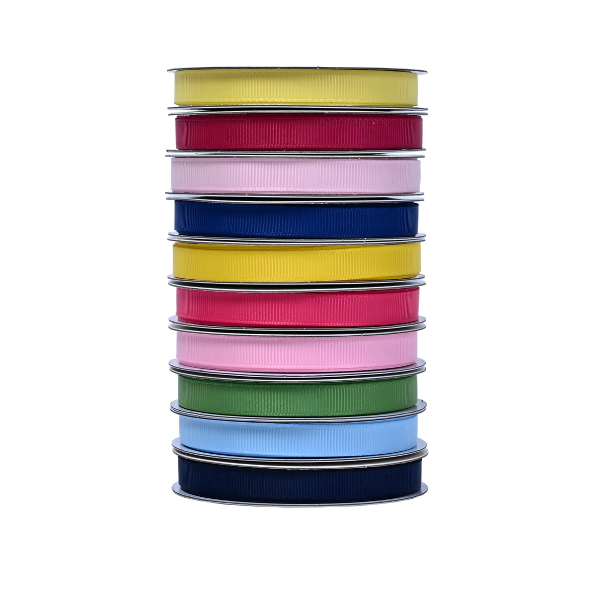 Gwen Studios 3/8" Hot Pink Grosgrain Ribbon, 7 Yards