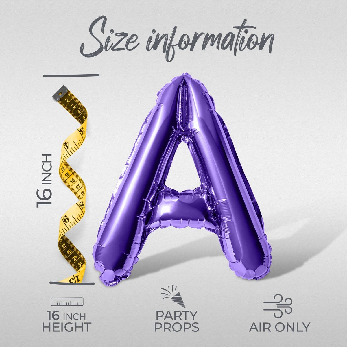Letter Balloons - SPOOKY SZN 16" Inch Alphabet Letters Foil Mylar Balloon Halloween Party Banner (Green)