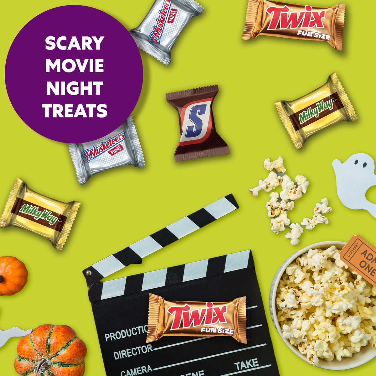 Snickers, Twix, Milky Way & 3 Musketeers Minis Halloween Candy Assortment - 150 Ct Bulk Bag