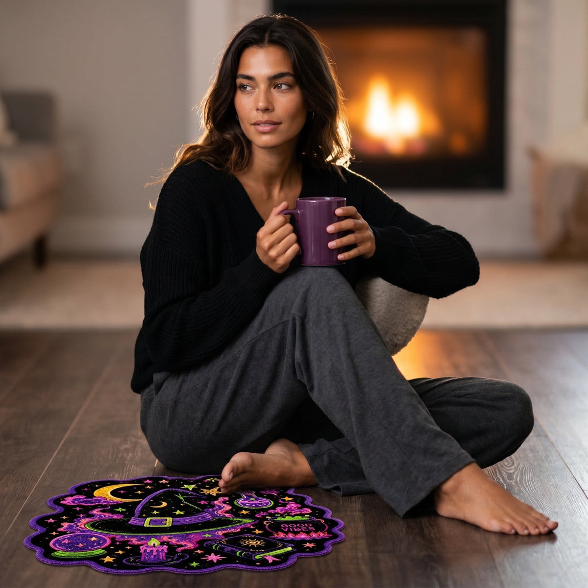 Halloween Rug 15.7"x23.6", Halloween Front Door Mat Outdoor Indoor Entryway Rug Welcome Floor Mat for Front Porch Patio Home Entrance Decor