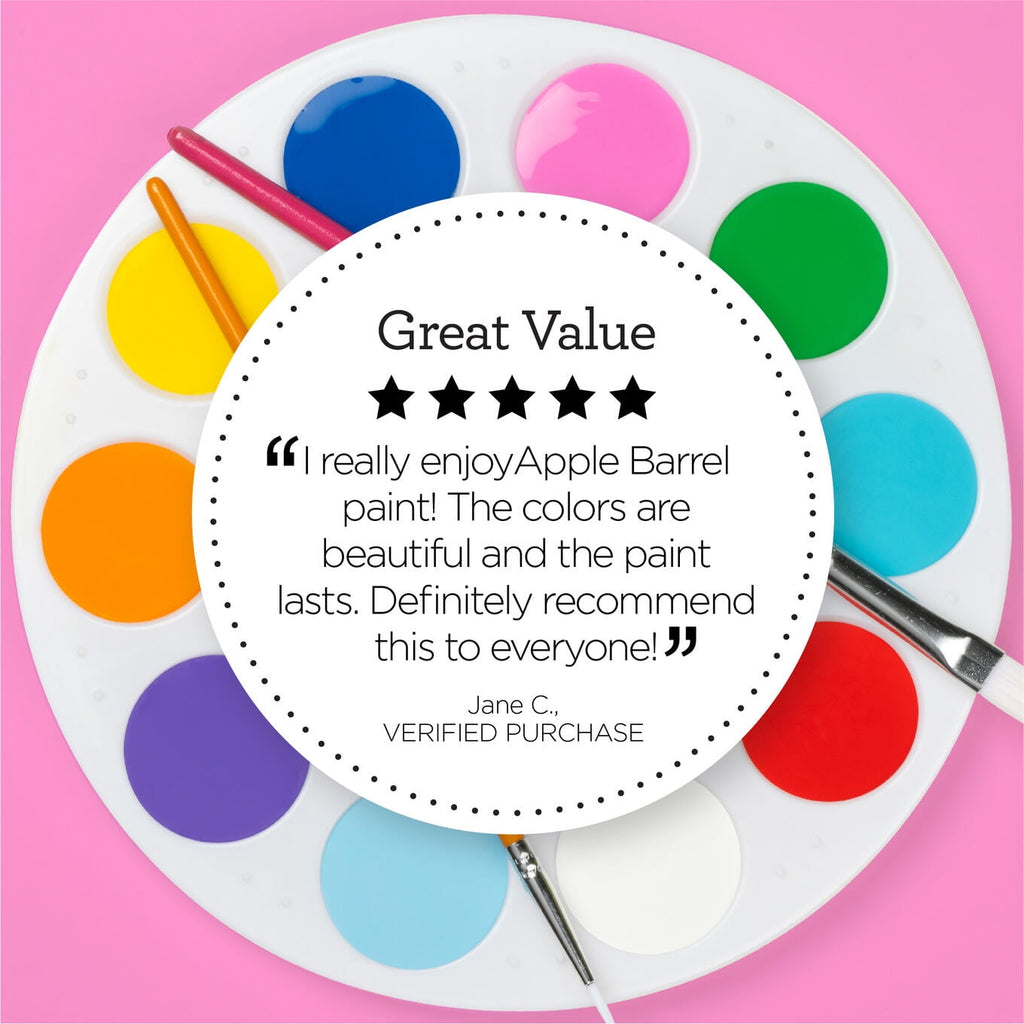 Apple Barrel Acrylic Craft Paint, Matte Finish, Pumpkin Orange, 2 fl oz