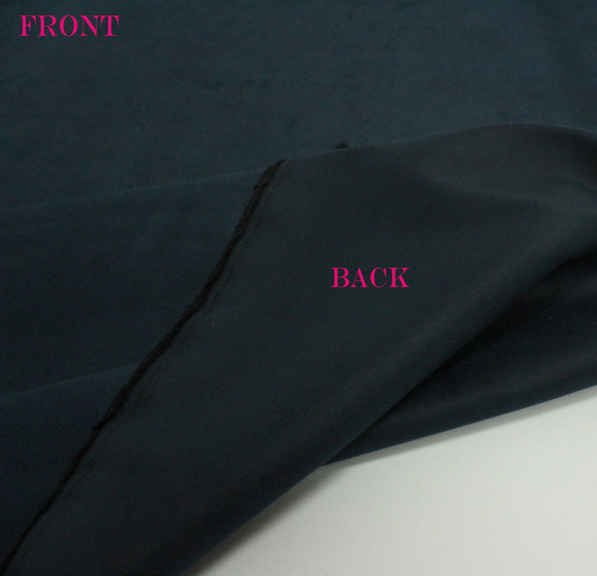 Mybecca Suede 58" Width - 100% Polyester Faux Craft Fabric By the Yard - Color: Black