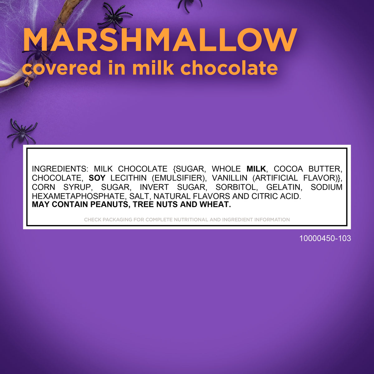 RUSSELL STOVER Halloween Milk Chocolate Marshmallow Pumpkin, 1.3 oz.