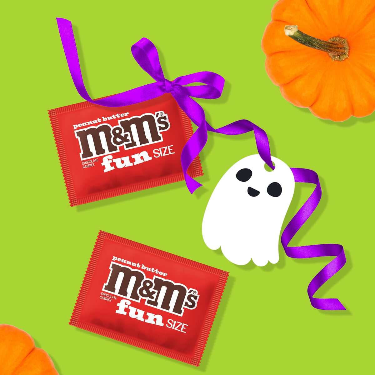M&M's Peanut Fun Size Halloween Chocolate Candy - 10.57oz Bag