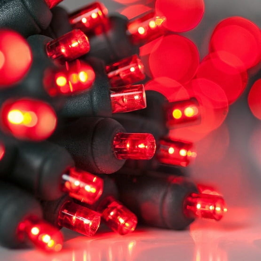 Wick's Outdoor Living LED 5MM Orange Holiday Lights, 24 FT in length, 70 CT, and 6 different color options