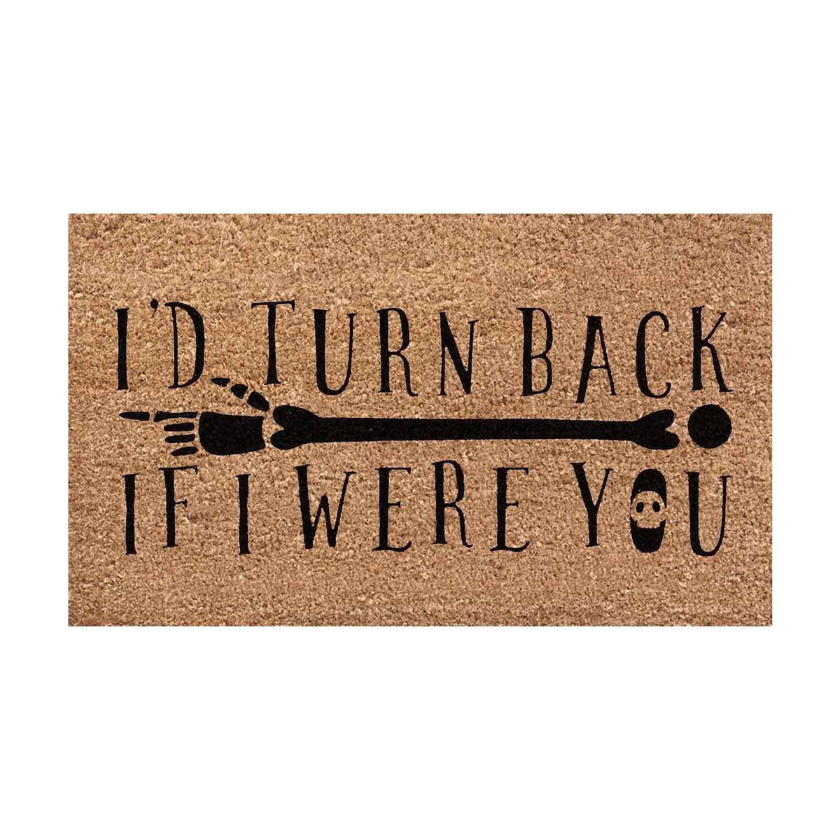 Halloween Spooky Printed Doormat, Soft Absorbent Non-Slip Rugs for Front Door Bathroom Kitchen Entryway, Halloween Decorations