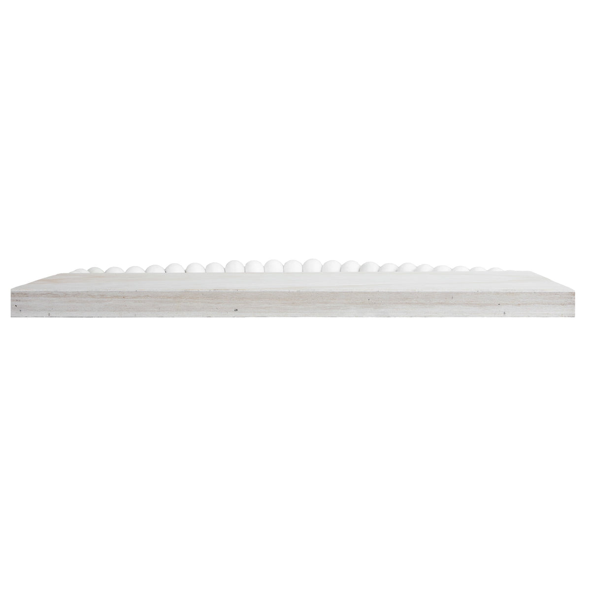 Hello Hobby Unfinished Wood Rectangular Craft Surface with Beaded Handle
