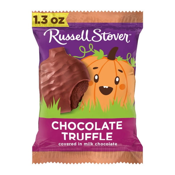 RUSSELL STOVER Halloween Milk Chocolate Marshmallow Pumpkin, 1.3 oz.