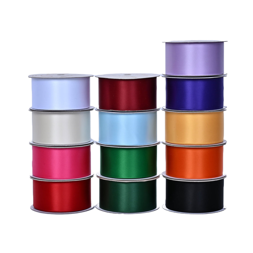 Gwen Studios 1.5" Red Satin Ribbon, 7 Yards