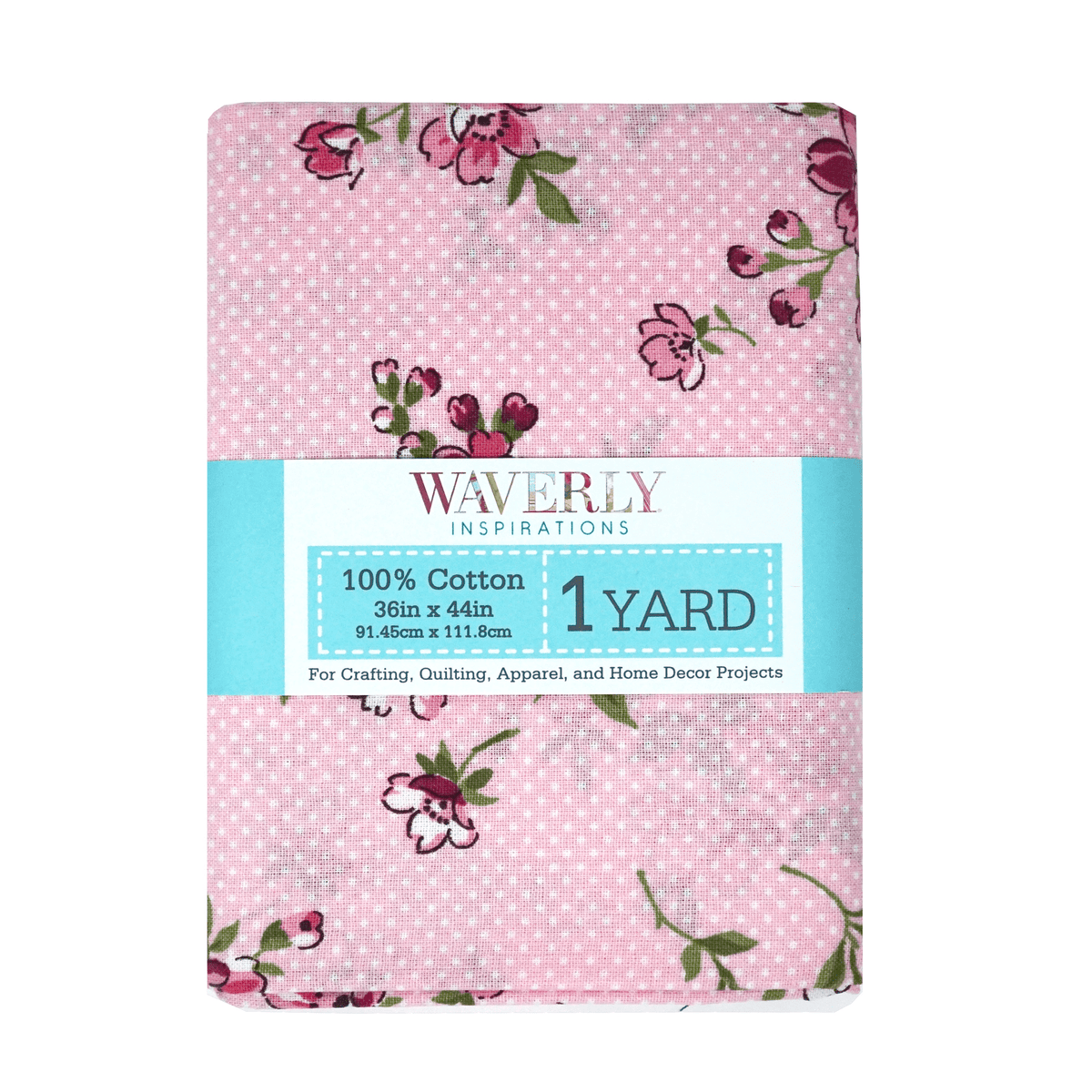 Waverly Inspirations 1 Yard Cut 100% Cotton Prints Fabric Floral 44" Wide for Quilting & Sewing