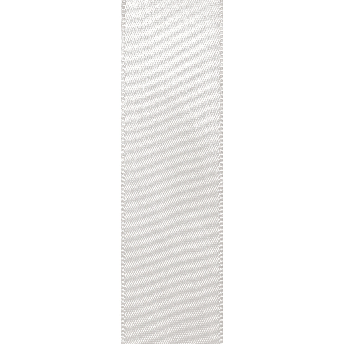 White Double Faced Satin Ribbon for Wedding and Crafts, 7/8" x 100 Yards by Gwen Studios