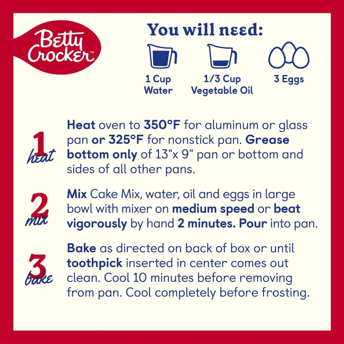 Betty Crocker Delights Super Moist, Spice, Cake Mix, 13.25 oz
