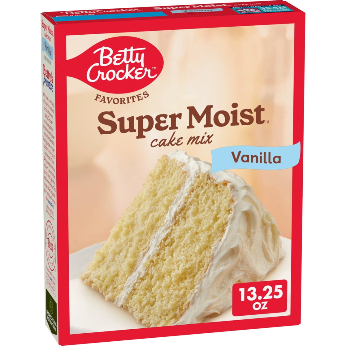 Betty Crocker Favorites Super Moist Vanilla Cake Mix, 13.25 oz