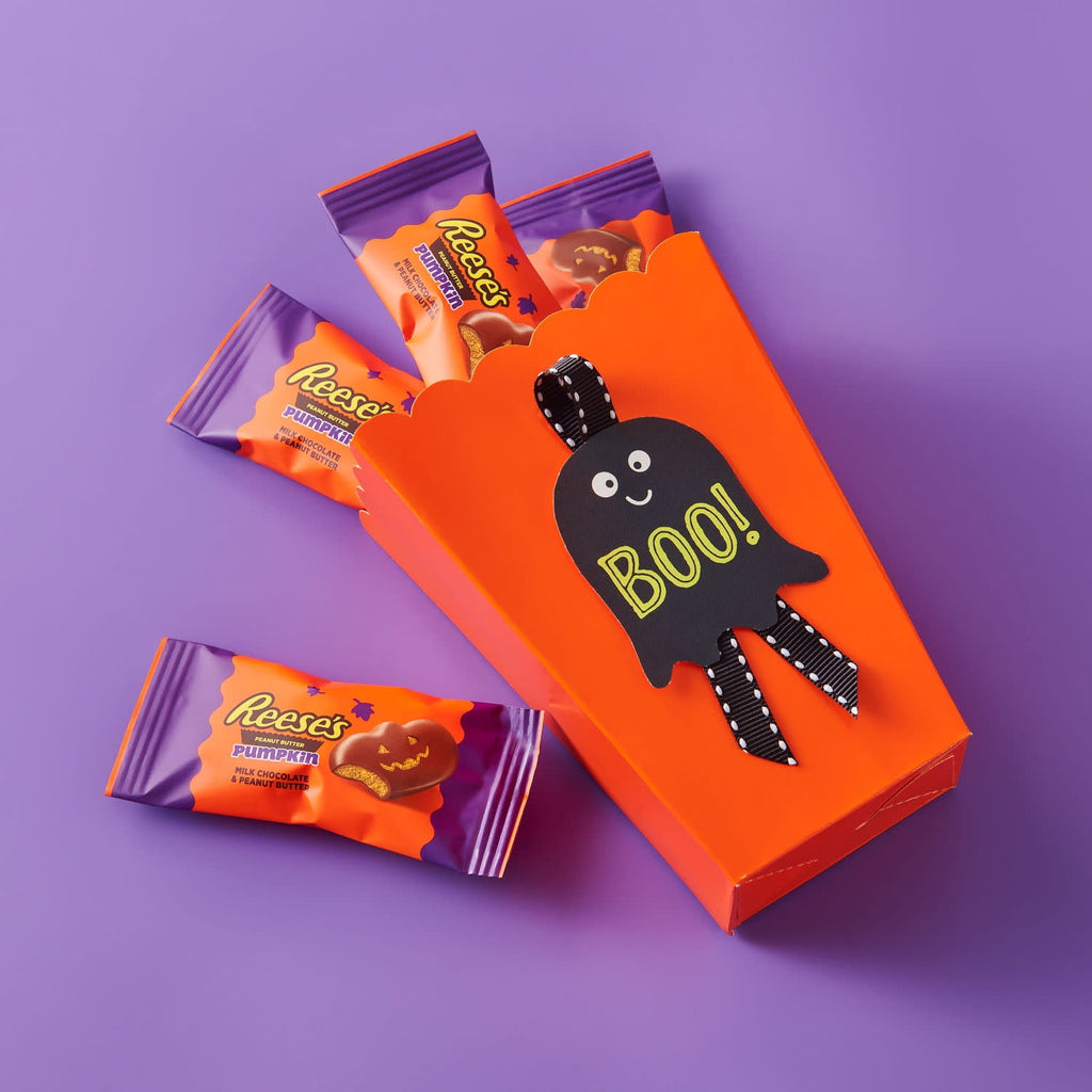 Reese's Milk Chocolate Snack Size Peanut Butter Pumpkins Halloween Candy, Bag 9.6 oz