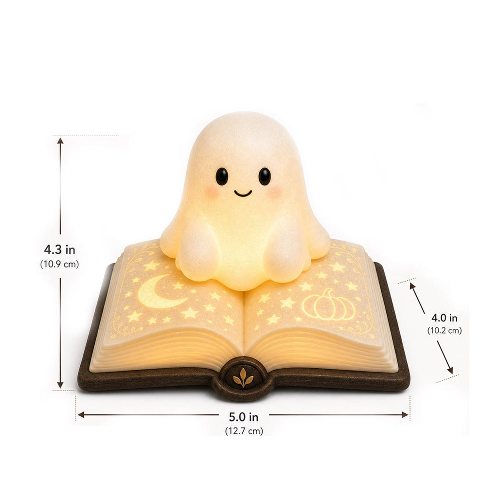 YZEGDCH Halloween 3D Ghost Campfire Flickering Night Light 2 Funny Roasting Marshmallows at Campfire LED Electric Faux Flameless Campfire Nightlight Funny Halloween Decor