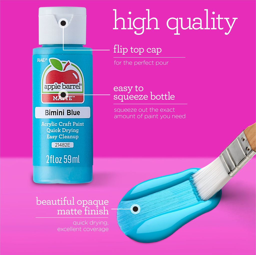 Apple Barrel Acrylic Craft Paint, Matte Finish, Pumpkin Orange, 2 fl oz