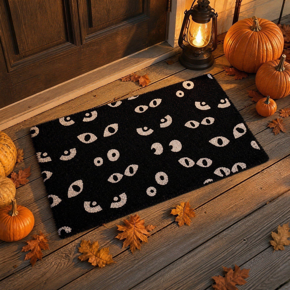 Witch-Themed Halloween Door mat 20×32in, Gothic Rug, Halloween Welcome Mat For Front Door Porch Home Decor