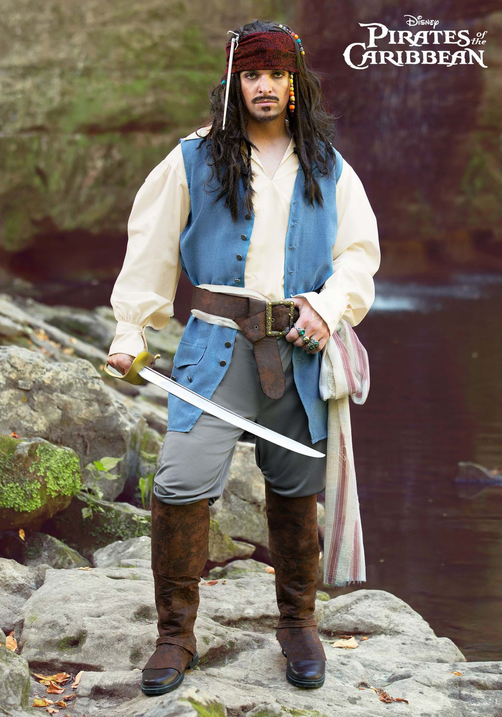 Captain Jack Sparrow Mens Costume
