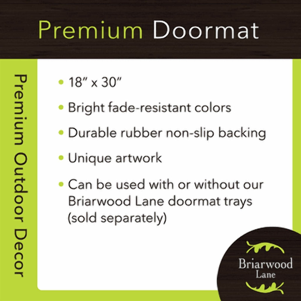 Briarwood Lane Halloween Doormat 30x18 Indoor Outdoor Happy Jack O Lanterns For Halloween Doormat