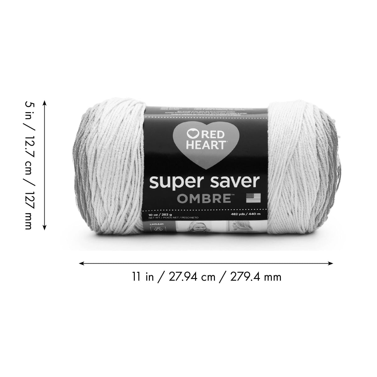 Red Heart Super Saver Ombre Yarn in Cocoa Color