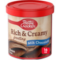 Betty Crocker Rich and Creamy Milk Chocolate Frosting, Gluten Free, 16 oz