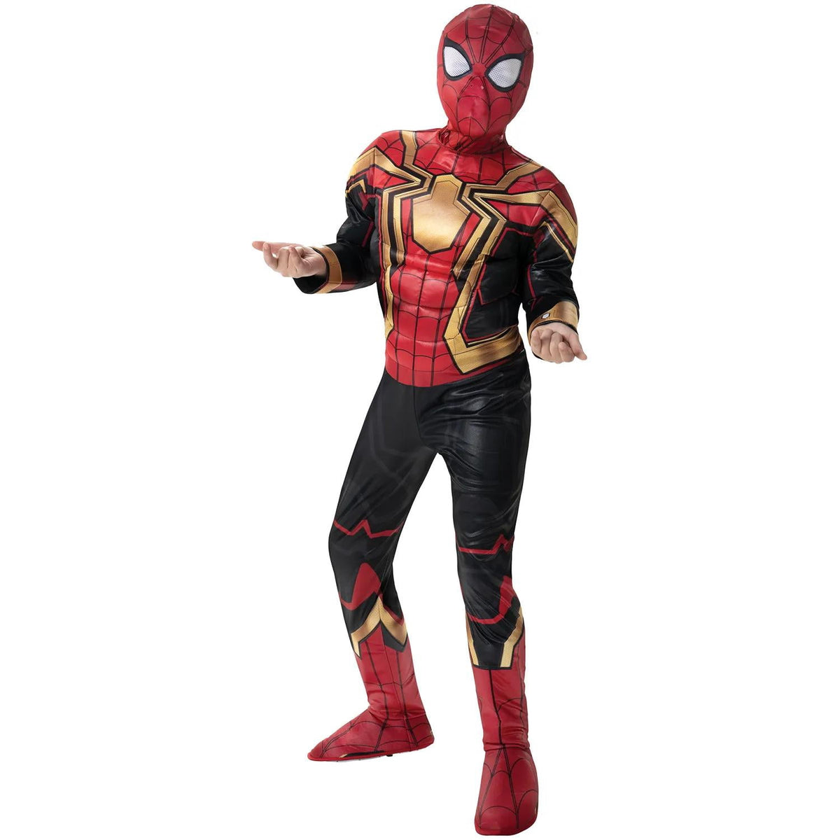 Boys' Marvel Avengers Iron Spider-Man Qualux Costume by Jazwares - Size Small