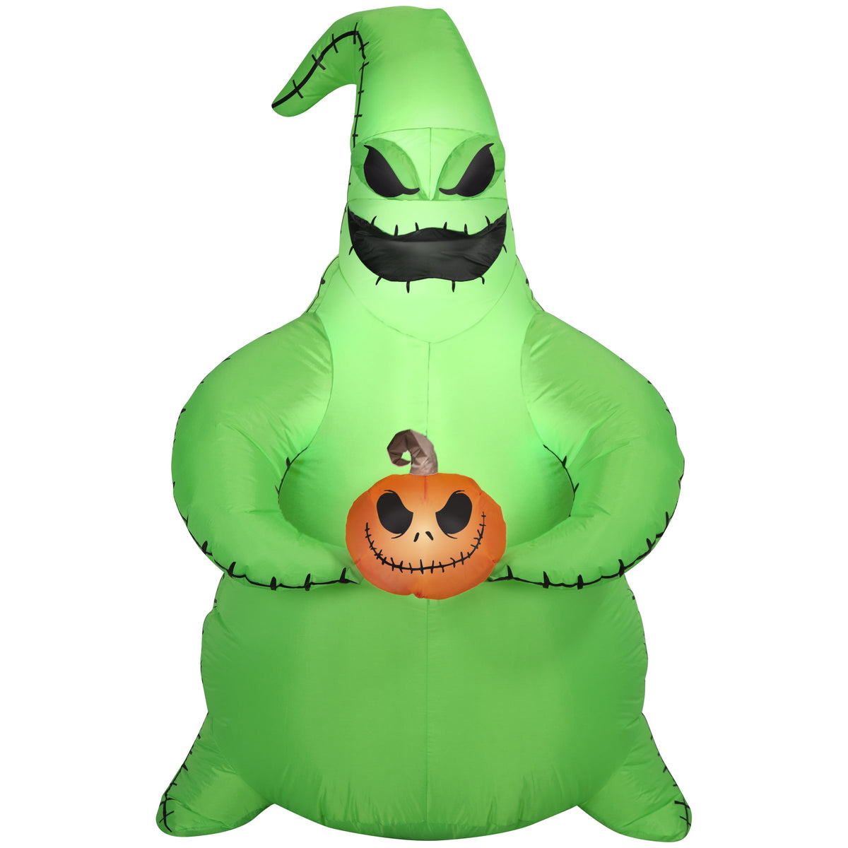 Halloween Airblown Yard Inflatables Oogie & Jack Pumpkin Head 39.37 in x 28.34 in x 59.84 in 3.10 lb