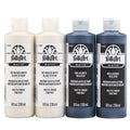 FolkArt Wicker White and Licorice Acrylic Craft Paint Set, 8 fl oz, Set of 4