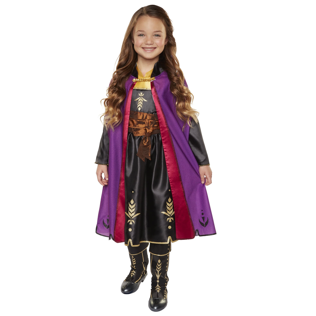 Frozen 2 Princess Anna Travel Girl's Everyday Fancy-Dress Costume, S (4-6)