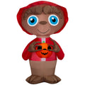 Morris Costumes SS555113G 38 in. Air Blown Inflatable E.T. The Extra-Terrestrial with Jack-O-Lantern Halloween Outdoor Decoration
