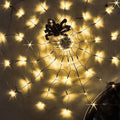 Halloween Arachnid Web Lights, 39 In Diameter 60 LED With Black Spider, Water Proof Colorful Web Lights With Remote Control for Halloween Indoor Outdoor Garden Patio Home Decoration