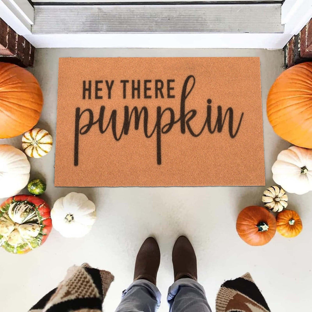 Halloween Doormat Welcome Mat for Front Door, Non- Indoor & Outdoor Rug, Water Absorbent Coir & Rubber Backing, Funny Holiday Decor for Porch, Entryway, Bathroom, Kitchen