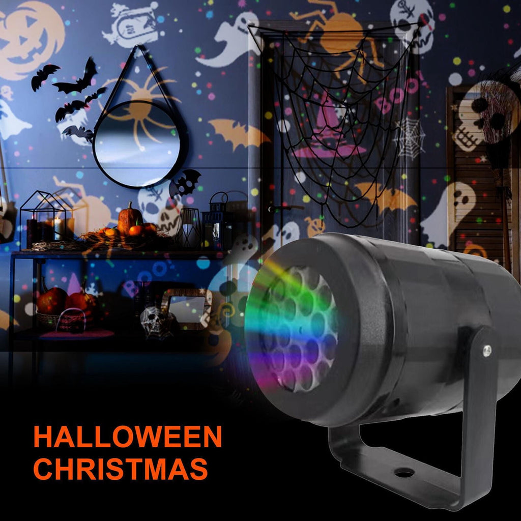 Halloween Projector Light USB Plug-in LED Projection Lamp Landscape Light