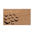 Holloyiver Halloween Door Mat 24" x 16", Ghost Pumpkin Bat Skull Witch Mat Non-Slip Front Door Mat Entrance Funny Doormat Entry Rug Fall Door Mat Welcome Mats Synthetic Coir Doormat Outdoor Decor