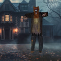 Northlight Huge Lighted and Animated Talking Werewolf Commercial Outdoor Halloween Decoration - 12'