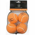 Hyper Pet Tennis Balls Dog Fetch Toys for Small Medium Dogs, Orange, Pack of 4