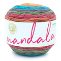 Lion Brand Yarn Mandala Groot Self-Striping Light Acrylic Multi-color Yarn