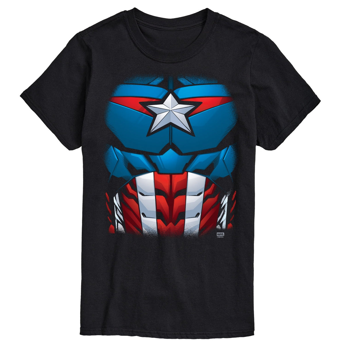 Marvel - Captain America Costume - Men's Short Sleeve Graphic T-Shirt