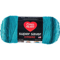 Red Heart Super Saver Ombre Yarn-Deep Teal