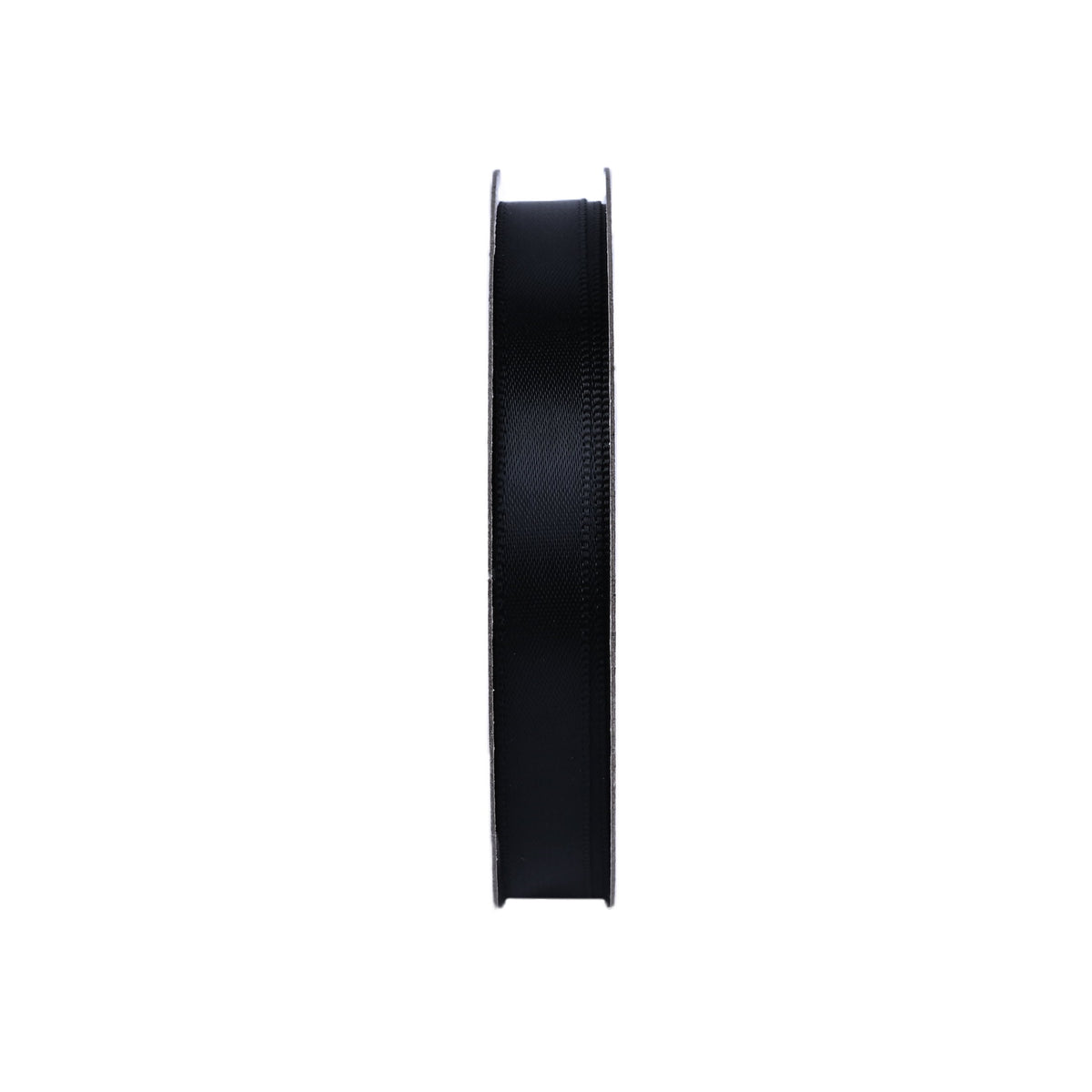 Gwen Studios 3/8" Black Satin Ribbon, 7 Yards
