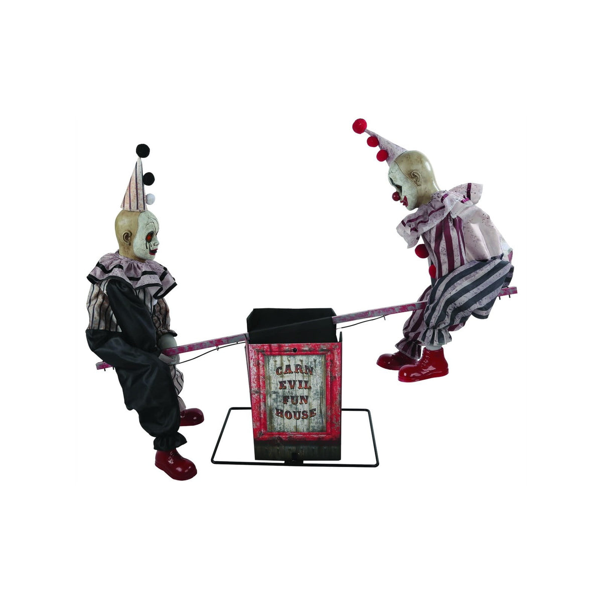 See Saw Clowns Animated Prop Halloween Decoration