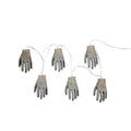 Set of 6 Skeleton Hands Halloween Light Set