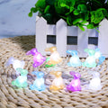 Stijggn 10 Easter Lights Outdoor Easter Decor LED Bunny Lights Plug in Easter Lights String for Indoor Outdoor Spring Decor & Easter Decor